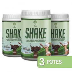 Shake - Sabor Chocolate - Kit 03 Frascos