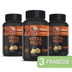 Maca Peruana - Vital Plus - Kit 03 Frascos