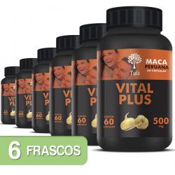 Maca Peruana - Vital Plus - Kit 06 Frascos