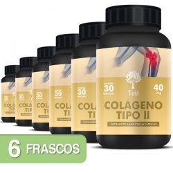 Cartilagens + Regenerex - Colágeno Tipo II - Kit 6 Frascos